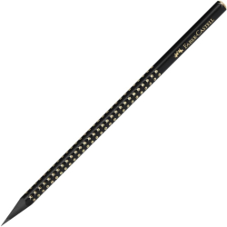  Faber-Castell Молив Sparkle Midnight, златист