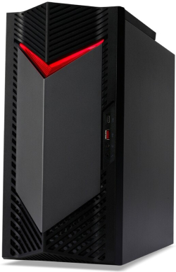  Acer Nitro N50-656, Intel Core i5-14400F, 32GB DDR5 5600MHz (2*16GB), 1024GB SSD PCI-e + 1*M.2 free, GeForce RTX 4060 8GB GDDR6, No DVD, 3*USB 3.2, Type-C, 4*USB.2.0, Mic.&Audio jacks, RG-45, GLAN, Wi-Fi AX&BT 5.0, 500W, No OS + Acer Nitro ED240QS3bmiipx