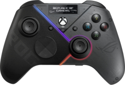 Мултимедиен продукт Asus ROG Raikiri Pro OLED display, tri-mode connectivity, remappable buttons&triggers, 4 rear buttons, 3.5mm jack with ESS DAC, for PC