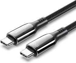 Vention кабел USB2.0 Type-C-Type-C 100W, LED display 2m - CTKBH