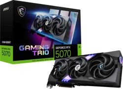 Видеокарта MSI Video Card Nvidia GeForce RTX 5070 12G GAMING TRIO OC, 12GB GDDR7