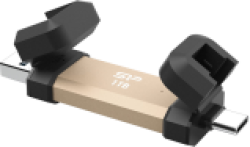 Silicon Power UC3S72 1TB, USB3.2 Gen2, DS72, Gold