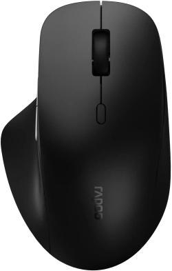 Мишка RAPOO M50 Plus silent  Безжична безшумна оптична мишка, черна, 2.4Ghz