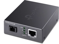 Медия конвертор TP-LINK FC111A-20, 10-100Mbps RJ45 към 100Mbps SM SC влакно, 20км