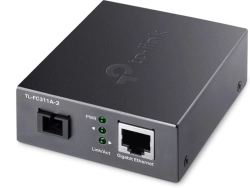 Медия конвертор TP-LINK FC311A-2, 1GbE RJ45 към Gigabit SM SC, Rx1310- Tx1550nm