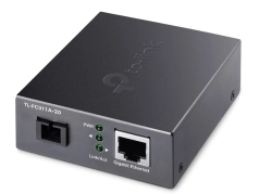 Медия конвертор TP-LINK FC311A-20, 1GbE RJ45 към Gigabit SM SC, Rx1310-Tx1550nm 20km
