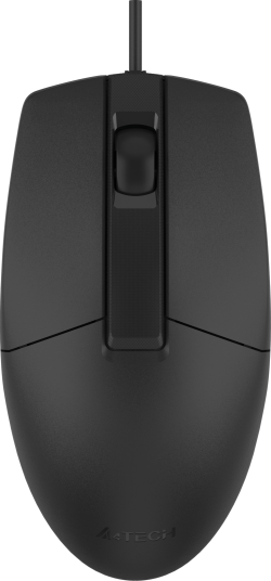 A4tech OP-330S Оптична мишка V-Track, безшумен клик, 1000 dpi,USB черна