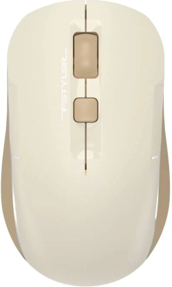 Мишка A4tech FB26CS Air2 Cafe Latte, Dual mode, 2000dpi, Li-Ion батерия, безшумна, Безжична