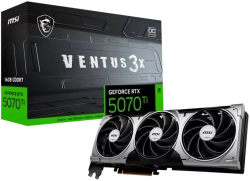 Видеокарта MSI Video Card Nvidia GeForce RTX 5070 Ti 16G VENTUS 3X OC