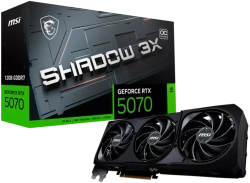 Видеокарта MSI Video Card Nvidia GeForce RTX 5070 12G SHADOW 3X OC