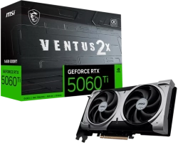 Видеокарта MSI Video Card NVIDIA GeForce RTX 5060 Ti 16G VENTUS 2X OC PLUS, 16GB GDDR7