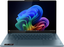 Лаптоп Lenovo Yoga Pro 7 14AKP10, 14.5", 3K, AMD Ryzen AI 7 350, AMD Radeon 860M, 32 GB LPDDR5X, 1 TB SSD, Тъмносин