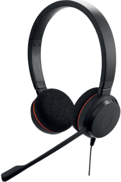 Слушалки Jabra Evolve 20 Stereo UC USB C/A жична слушалка