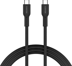Кабел/адаптер CANYON cable OnWire 60CL C-C 60W COLOR Braided 1m Black