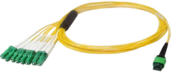 Оптична пач корда MPO-APC-M - 8xLC-APC break-out fanout 0.5 meters