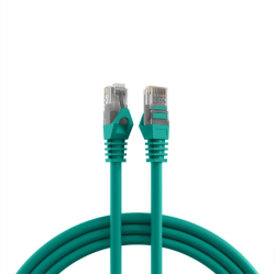  Patch cable U-UTP, Cat.5e, LSZH, CCA, green, 1 m
