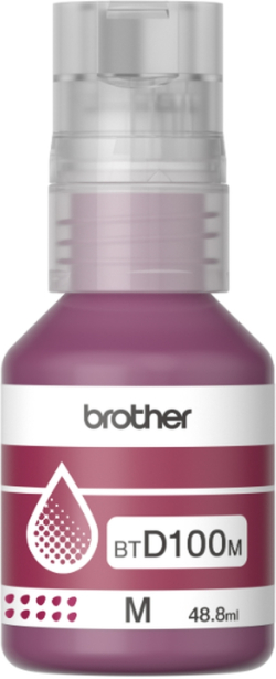 Касета с мастило Brother BT-D100M Magenta Ink Bottle