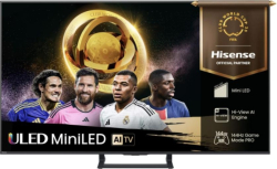 Телевизор Hisense 75" E8Q, 4K Ultra HD 3840x2160, ULED, Quantum Dot,144 Hz, HDR 10+, HLG, Dolby Vision