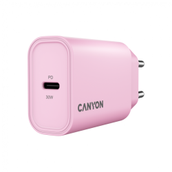 Кабел/адаптер CANYON charger OnCharge 30CL Max Power 30W 1xPD EU Pink