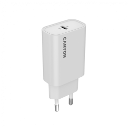 Кабел/адаптер CANYON charger OnCharge 30CL Max Power 30W 1xPD EU White