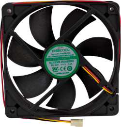 Вентилатор Evercool Fan 120x120x25 Sleeve 2000rpm - EC12025M12SA