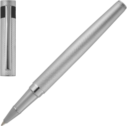 Hugo Boss Ролер Loop Diamond, в кутия, хром