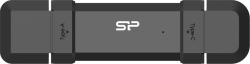 Хард диск / SSD Silicon Power DS72 2TB USB Type-A and USB Type-C 3.2 Gen 2 Black