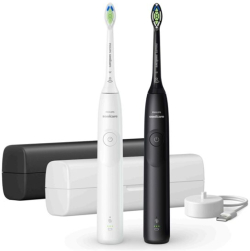 Четка за зъби PHILIPS 2pcs toothbrush Sonicare HX7109-01 travel cases black and white