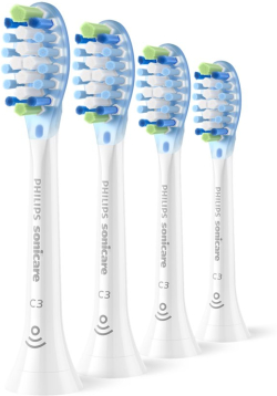 Четка за зъби PHILIPS toothbrush head Sonicare Premium Plaque Defence 4pcs white