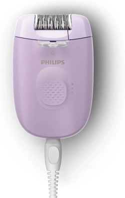 Епилатор PHILIPS Epilator Series 4000, 4 приставки, Лилав