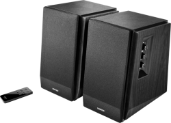 Колонки Edifier R1700BT 2.0 Bookshelf Speakers, BT V5.1, RCA, 0.75-inch Tweeters, 4-inch Drivers, 66W (RMS), Control Knobs and Remote Control