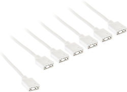 Кабел Kolink ARGB 1-6 Сплитер - 30 cm Бял