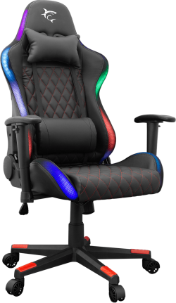 Геймърски стол Гейминг стол White Shark GAMING CHAIR THUNDERBOLT Black RGB