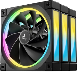 DeepCool Комплект вентилатори Fan Pack 3-in-1 3x120mm - FL12R Black, Reverse, Addressable RGB