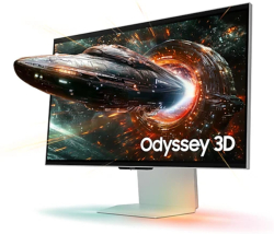 Монитор Samsung LS27FG900XU 27" Odyssey 3D G90XF 4K 165Hz IPS 16:9 3840 x 2160 Display Port HDMI USB Hub, Silver