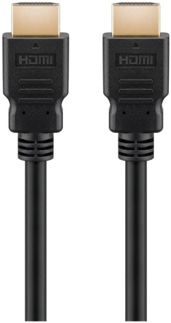 HDMI кабел 4K A-A мъжко, черен, Goobay