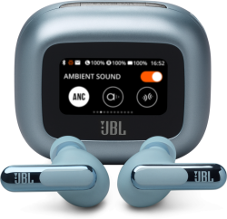 Блутут слушалки-тапи JBL Live Beam 3 - Син