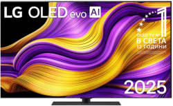 Телевизор LG OLED65G53LS, 65" UHD OLED evo, 4K (3840 x 2160), DVB-C-T2-S2, Full Cinema Screnn, Alpha 11 AI 4K, 120Hz Native (VRR 144Hz)