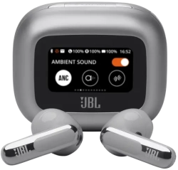 Блутут слушалки-тапи JBL Live Flex 3 - Сребрист