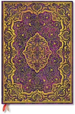 Paperblanks Планер Picaresque, Grande, вертикален, твърда корица, 80 листа, за 2026 година