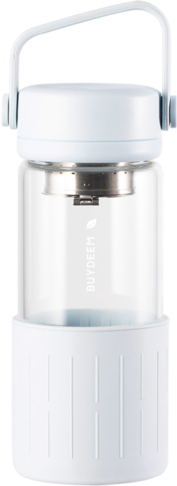 Продукт BUYDEEM Glass Tea Bottle 300 ml, model DG42, color Oats White