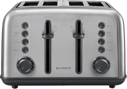 Тостер BUYDEEM 4 Slice Toaster, model DT640E, color Stainless Stell, EU
