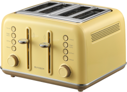 BUYDEEM 4 Slice Toaster, model DT640E, color Mellow Yellow, EU