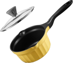 BUYDEEM Cast Aluminum Nonstick Multi function pot, model SP182, color Mellow Yellow