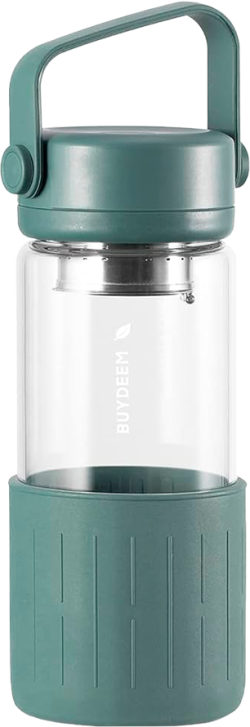 Продукт BUYDEEM Glass Tea Bottle, model DG42, color Cozy Greenish
