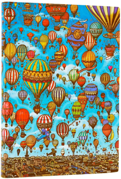  Paperblanks Тефтер Balloon Festival, Midi, мека корица, 88 листа