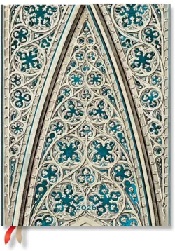  Paperblanks Планер Vault of the Milan Cathedral, Ultra, Verso, твърда корица, 80 листа, за 2026 година