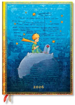  Paperblanks Планер The Little Prince, Ultra, вертикален, мека корица, 88 листа, за 2026 година