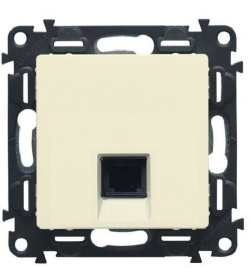 ТЕЛЕФОННА РОЗЕТКА RJ 11 VALENA LIFE LEGRAND - КРЕМ