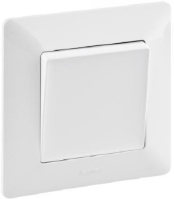 Продукт ДЕВИАТОРЕН КЛЮЧ С РАМКА VALENA LIFE LEGRAND - БЯЛ